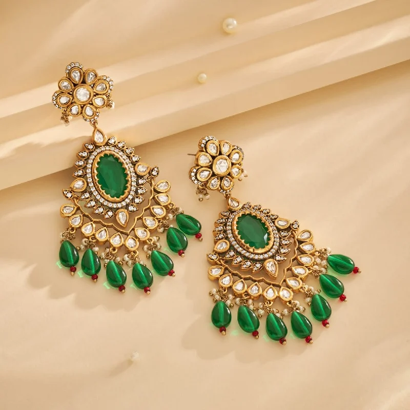 women elegant earrings -Kundan Earring 164022