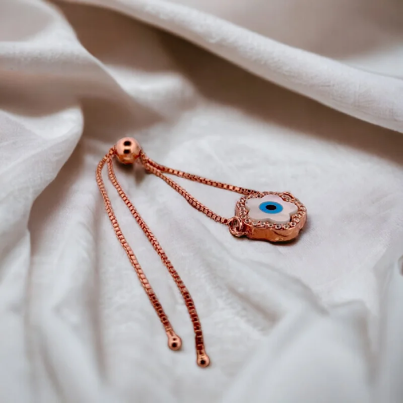 ROSEGOLD EVIL EYE BRACELET