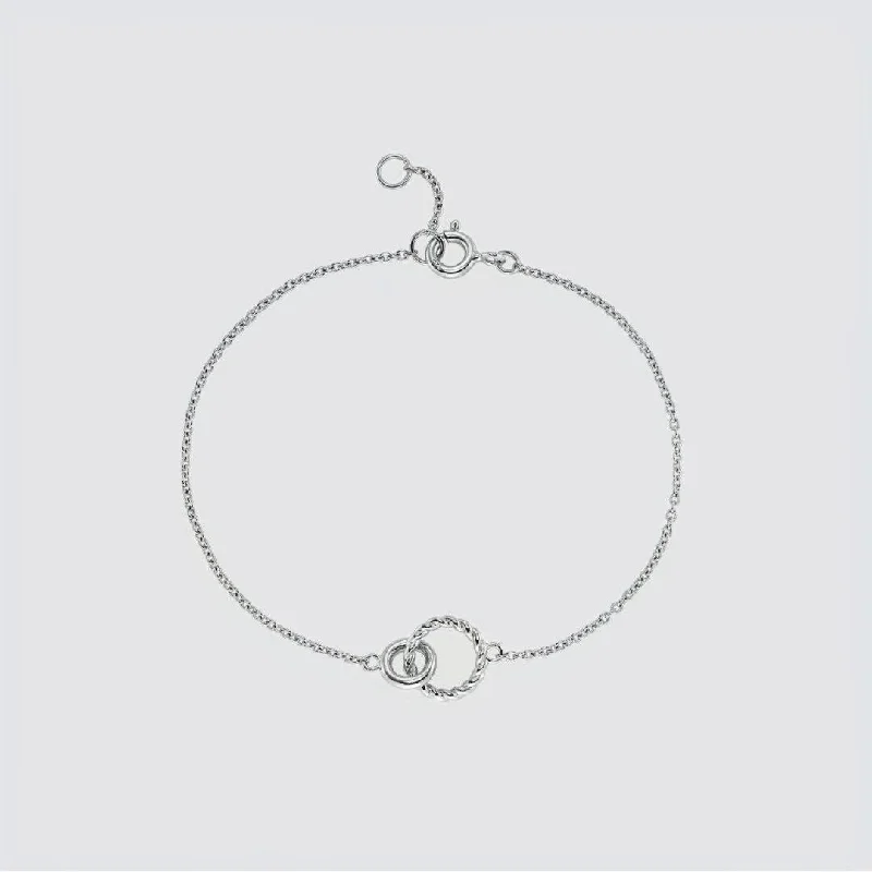 Kelso Alhambra Sterling Silver Twisted Bracelet