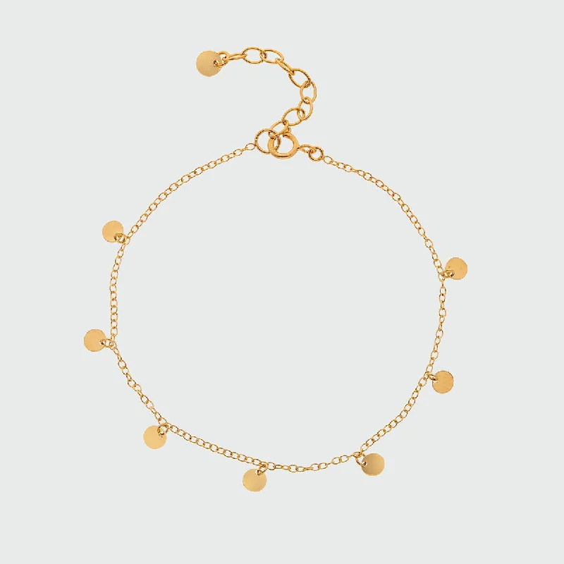 Frascati Gold Vermeil Multi Disc Bracelet