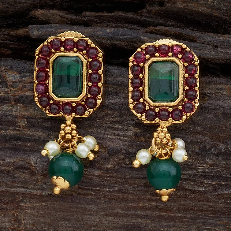 women colorful gemstone earrings -Antique Earring 163390