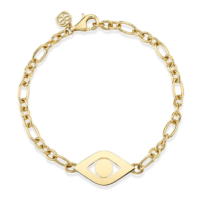 Pure Gold Eye Bracelet