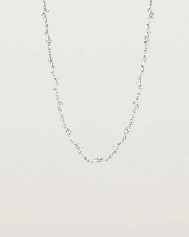 women short necklaces -Ember Necklace | Diamonds