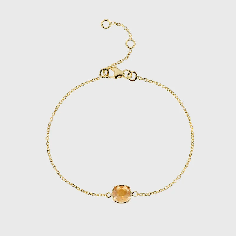 Brooklyn Citrine & Gold Vermeil Bracelet