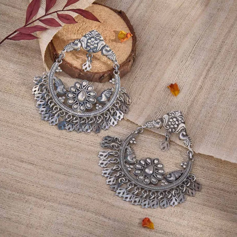 women elegant diamond earrings -92.5 Silver Earring 162970