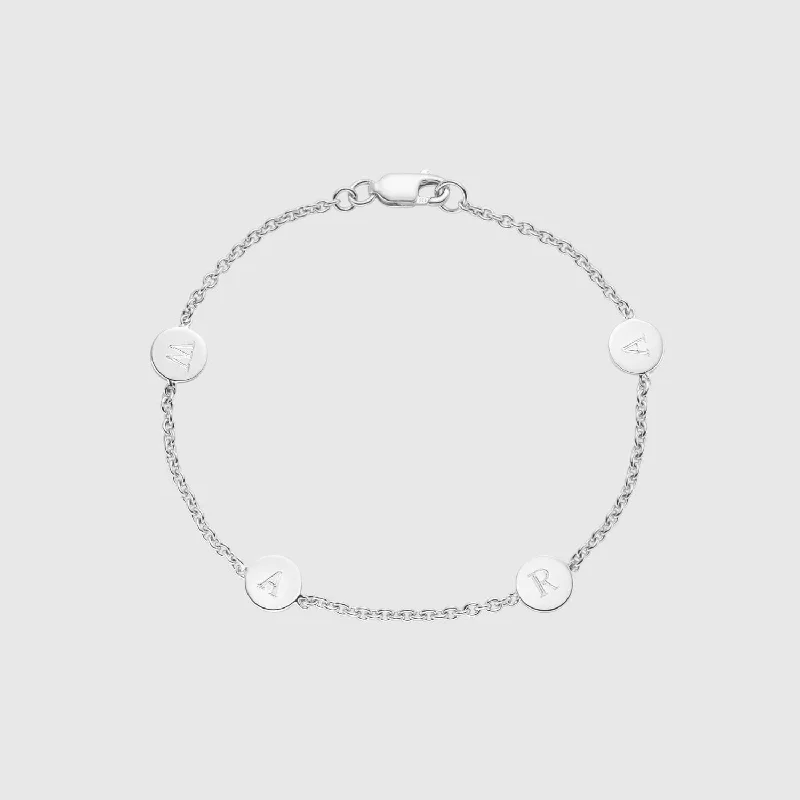 Westwick Sterling Silver Quartet Disc Bracelet