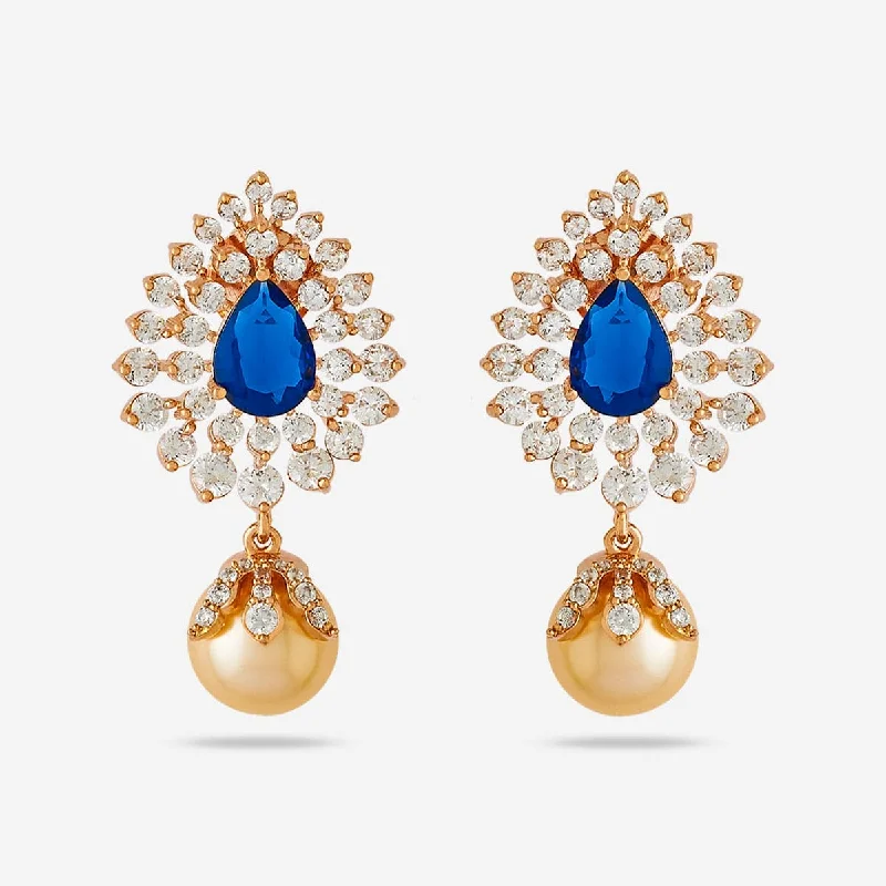 women trendy gemstone earrings -Zircon Earring 169461