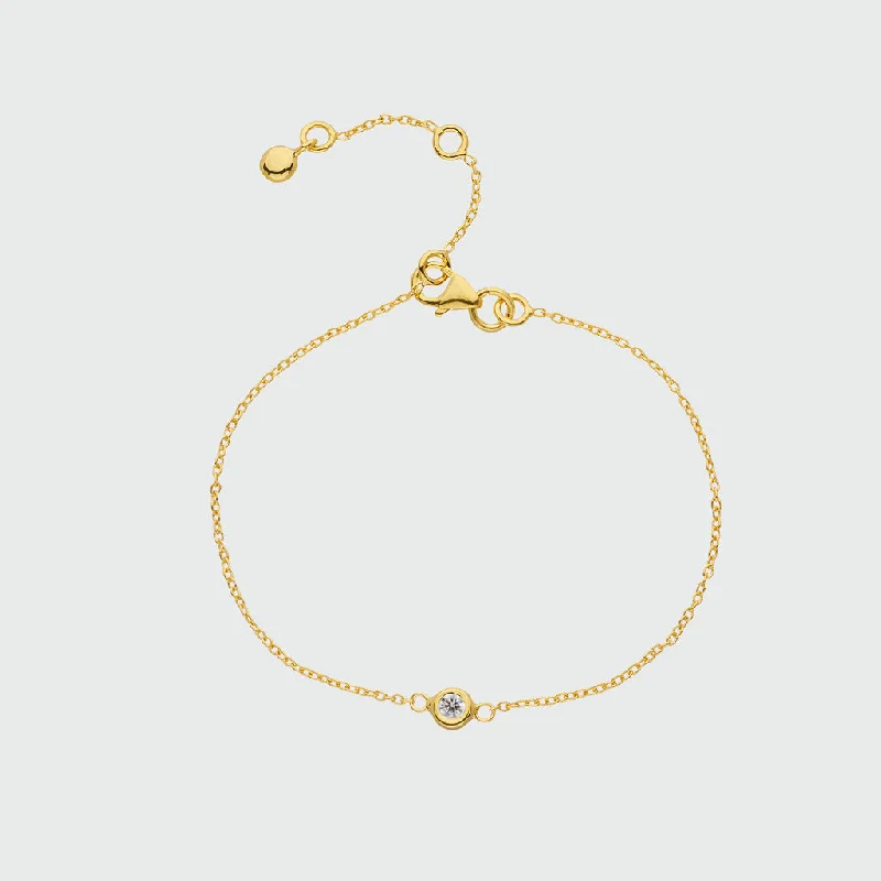 Hampton Moissanite & Gold Vermeil Bracelet