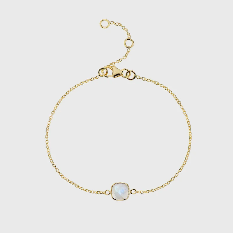 Brooklyn Moonstone & Gold Vermeil Bracelet