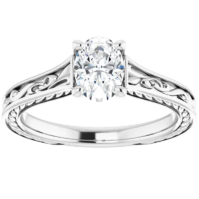 14k white gold