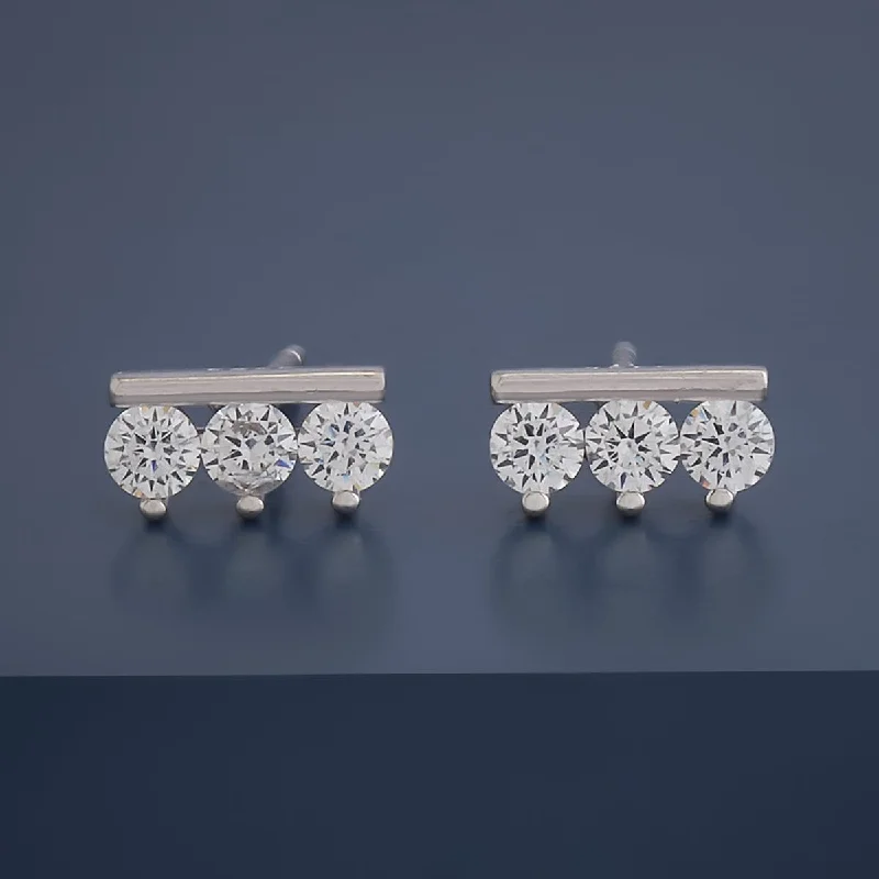 women silver drop earrings -92.5 Silver Earring 168142