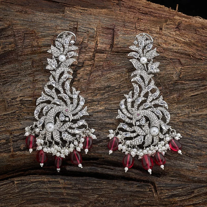 women dangle earrings -Zircon Earring 157756