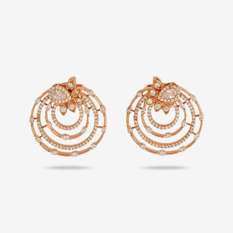 women colorful drop earrings -Zircon Earring 169417