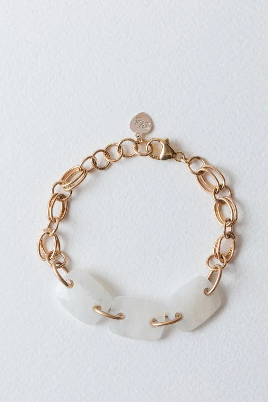 Large Monroe Bracelet - Moonstone | LuLu Designs