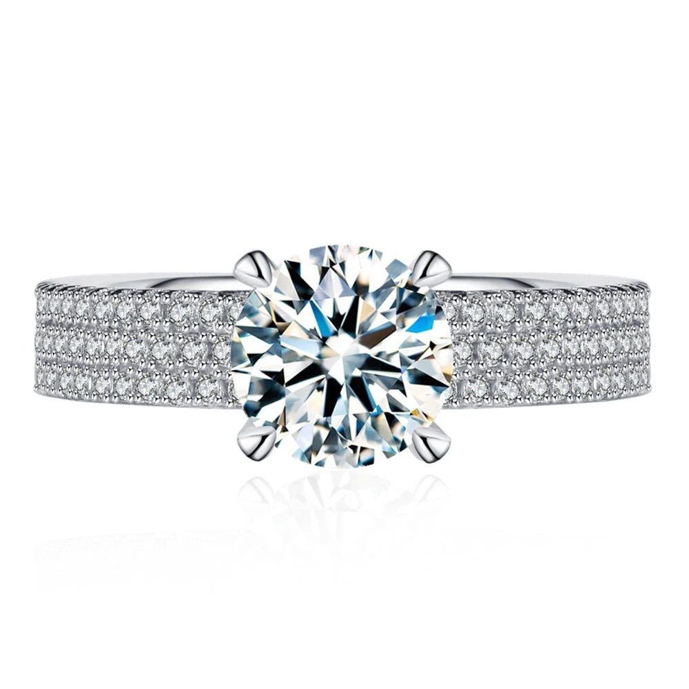 unique engagement ring designs -Classic 1.0 Ct Diamond Engagement Ring