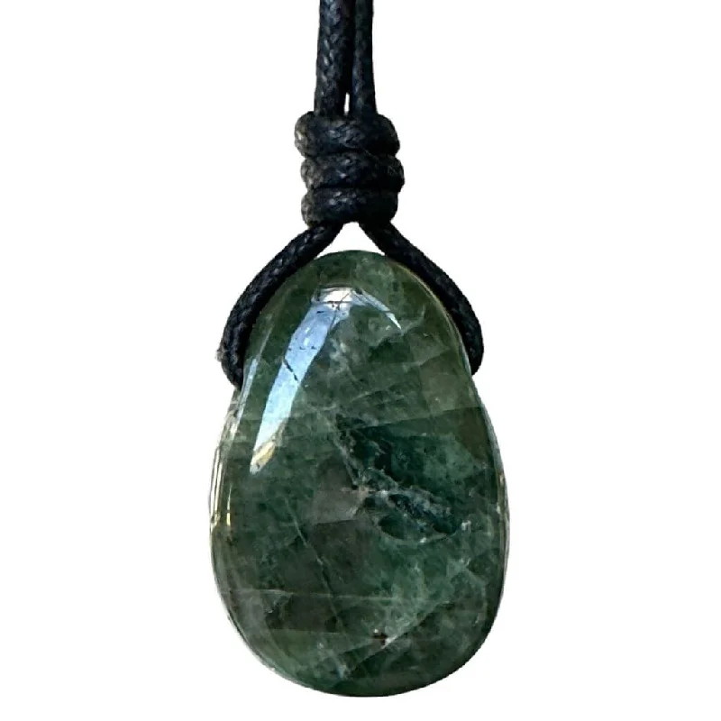 women adjustable necklaces -Diopside Adjustable Necklace