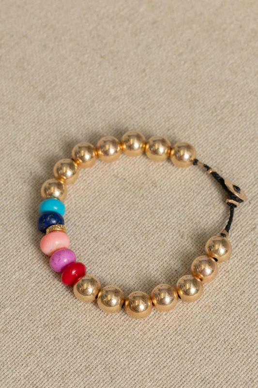 Candy Gem Bracelet | Golden