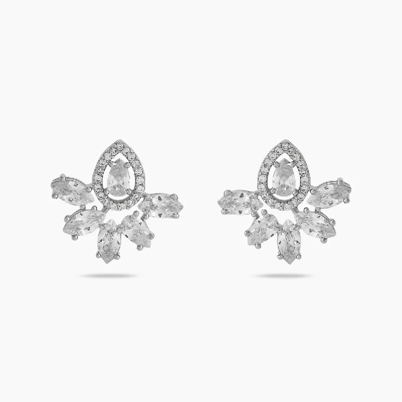 women personalized hoop earrings -Zircon Earring 157966