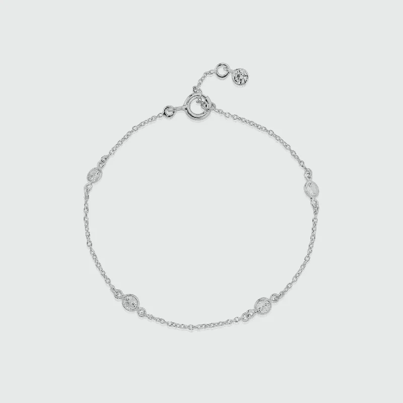 Sofia Sterling Silver & Cubic Zirconia Bracelet