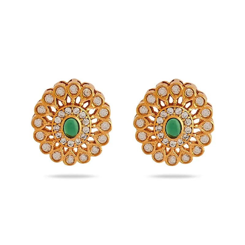 women sparkling drop earrings -Zircon Earring 169826