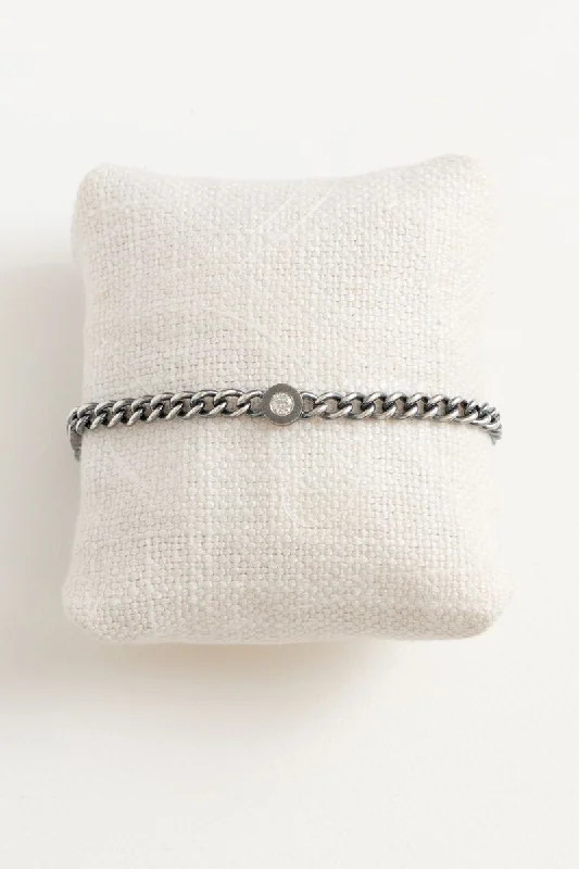 Valeri ID Link Bracelet | Sterling Silver