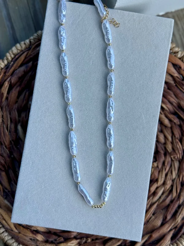 women rope necklaces -Princess Pearl Necklace by Treasure Jewels