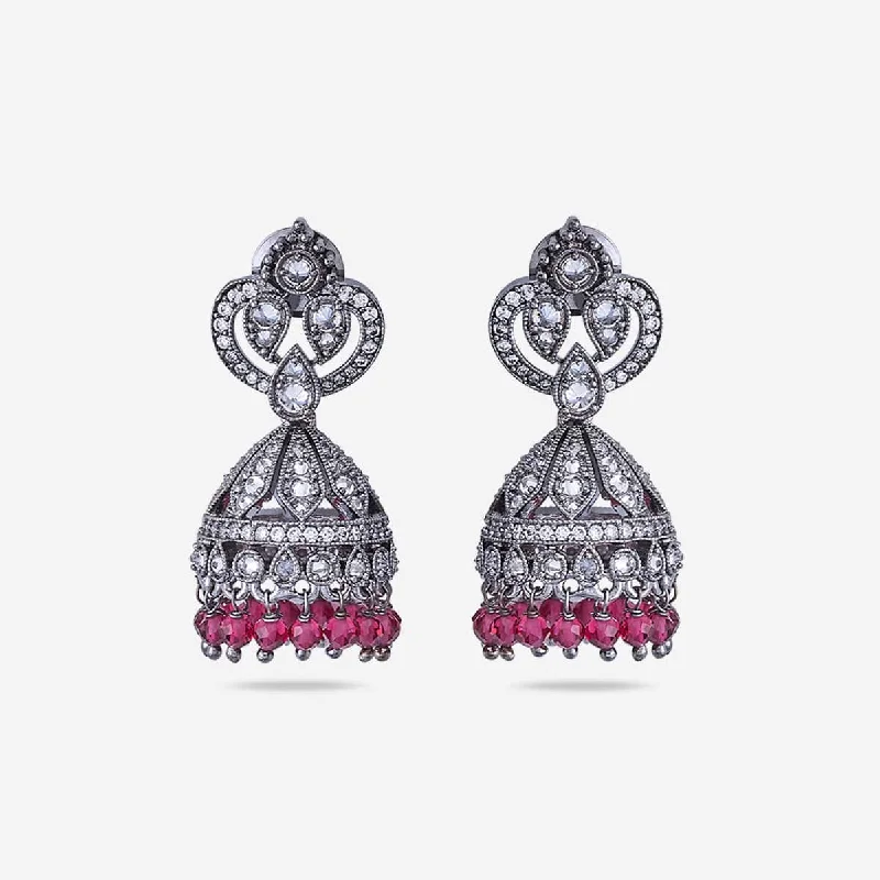 women cubic zirconia earrings -Zircon Earring 163894