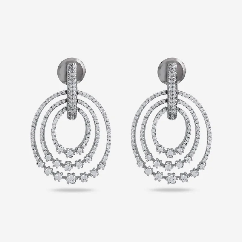 women ear cuff earrings -Zircon Earring 162199