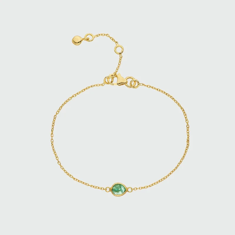 Hampton Emerald & Gold Vermeil Bracelet