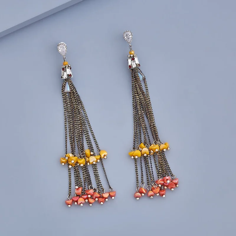 women silver earrings -Trendy Earring 169222