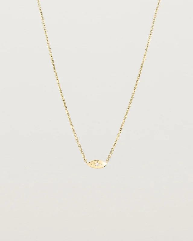 women chic gold necklaces -Willow Necklace | Birthstone