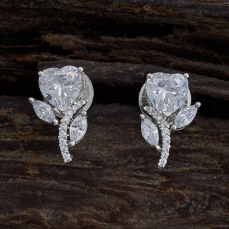 women gold earrings -Zircon Earring 167826