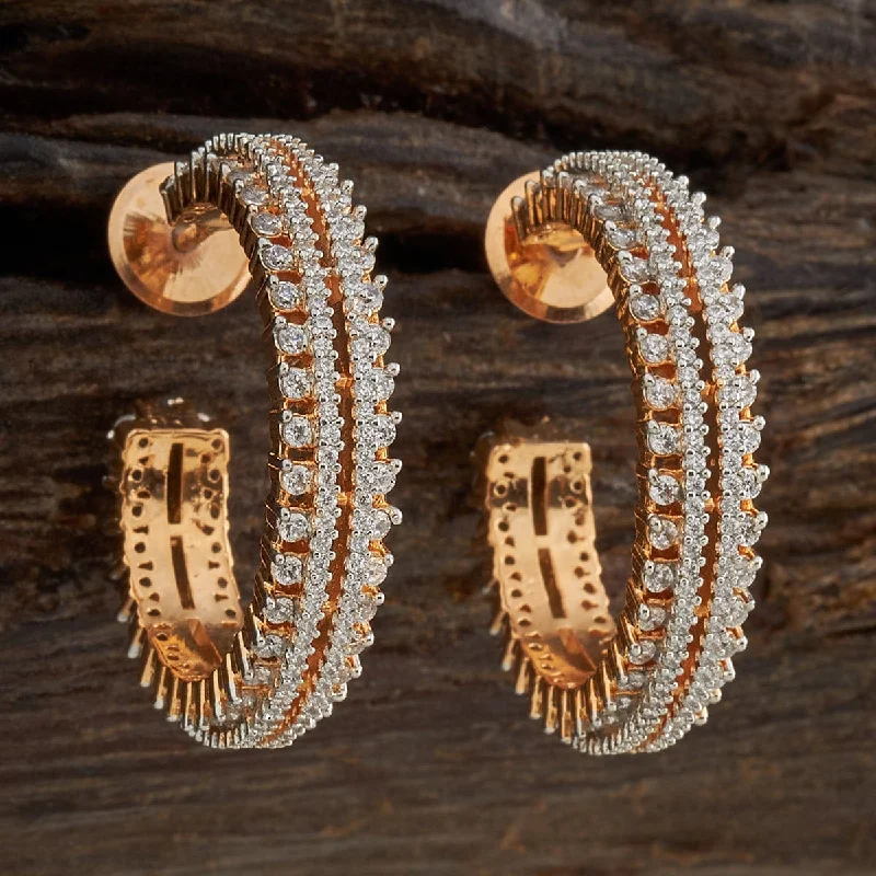 women statement drop earrings -Zircon Earring 163893